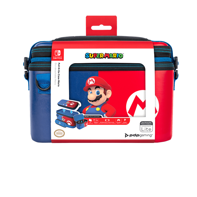kokain koncert Uafhængig PDP Gaming Pull-N-Go Travel Case: 2-in-1 with Built-in Console Stand,  Removeable Straps & Interchangeable Dividers: Power Pose Mario - Nintendo  Switch, Switch Lite & OLED - Walmart.com