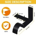 thumbnail image 3 of 4Pcs Curtain Rod Brackets Set Double Curtain Rod Holders Easy No Drilling Tap Right into Window Frame for Rods Window Bedroom Decoration- Adjustable Curtain Rod Brackets, 3 of 7