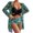 Green, variant on Viikei Bikini Set Swimwear for Women Summer Plus Size 3 Piece Fashion Print Color Swimsuits
