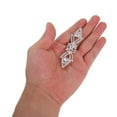 thumbnail image 4 of BESTYASH 3Ud Botones Chinos Decorativos Con Cristal Para Abrigos Y Prendas Plata, 4 of 6