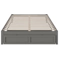 thumbnail image 4 of AFI Colorado Solid Wood Queen Bed with Foot Drawer with USB Charger in Gray, 4 of 7