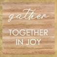 thumbnail image 2 of Dos Santos, Bella 15x15 White Modern Wood Framed Museum Art Print Titled - Gather Together In JOY, 2 of 4