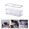 thumbnail image 6 of FRCOLOR Bathroom Wall-mounted Storage Box Drawer Type Cosmetic Storage Box (Transparent), 6 of 8