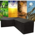 thumbnail image 2 of Housse de Canapé de Jardin en Polyester Durable en Forme de L Imperméable Protection UV, 2 of 5