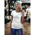 thumbnail image 2 of Black & White Peony Flower T-Shirt Women -Image by Shutterstock, Female Large, 2 of 4