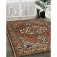 thumbnail image 3 of Ahgly Company Machine Washable Indoor Rectangle Traditional Tiger Orange Brown Area Rugs, 4' x 6', 3 of 7