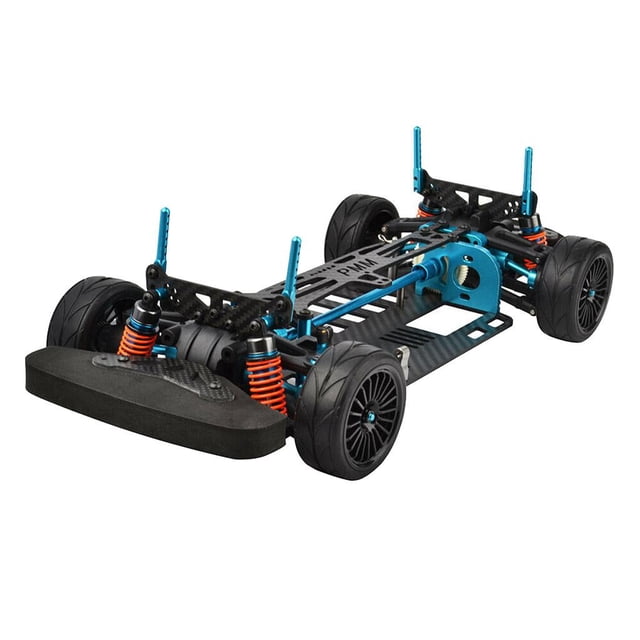 Chasis de Distancia entre Ejes de Coche de telemando de 257mm para Modelo DIY Accs