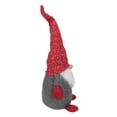 thumbnail image 2 of Northlight Gnome with Tall Bendable Hat Christmas Decoration - 22" - Grey and Red, 2 of 3