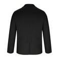 thumbnail image 4 of Chiccall Men's One Button Blazers Buisiness Casual Cardigan Suit Jacket Fall Classic Long Sleeve Coat, 4 of 5