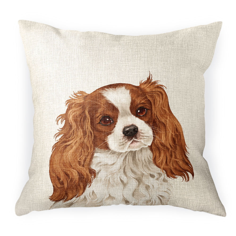Cavalier King Charles Spaniel Dog Throw Pillow 
