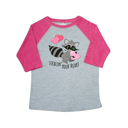 

Inktastic Stealin Your Heart Cute Raccoon Gift Toddler Boy or Toddler Girl T-Shirt
