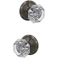thumbnail image 2 of Schlage Custom FC21 ALX 608 ALD Alexandria Glass Knob with Alden Trim Hall-Closet and Bed-Bath Lock, Satin Brass, 2 of 7