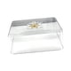 thumbnail image 1 of Cubierta para alimentos, soporte para pasteles, rectangular, transparente, a prueba de polvo, red para alimentos Longitud 30 cm, 1 of 9