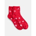 thumbnail image 2 of No Boundaries Women's Ankle Socks, 3-Pack, Size 4-10, 2 of 3