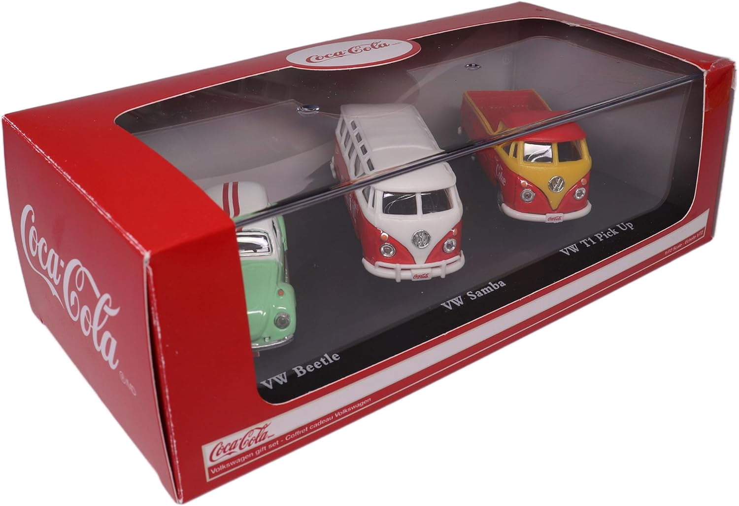 Motorcity Classics 1962 Samba - 1966 Beetle - 1962 T1 Pickup, 1:72