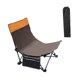 thumbnail image 5 of Silla de campamento, silla plegable, tumbona, silla de salón portátil resistente, silla de playa para deportes, mochilero, pesca, senderismo, viajes Café, 5 of 8