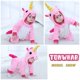 thumbnail image 5 of Traje de nieve con unicornio rosa Costume TONWHAR para bebés de 12 a 18 meses, 5 of 9