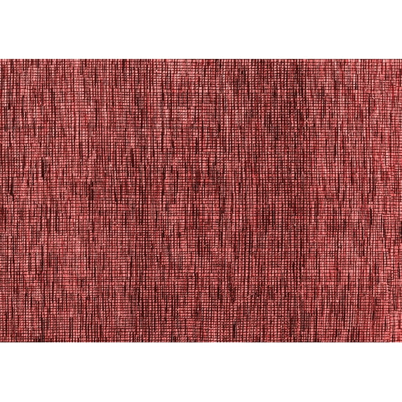 Ahgly Company Indoor Rectangle Abstract Red Modern Area Rugs, 8' x 12'