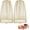 Khaki, variant on PETGLE Mosquito Head Net Mesh, Face Neck Fly Netting Hood from Bugs Gnats Noseeums Screen Net for Any Outdoor Lover- with Carry Bags Fits Most Sizes of Hats Caps (2pcs, Khaki, Updated Big Net)