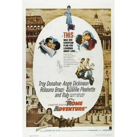 UPC: 0671863492440 | Rome Adventure POSTER (27×40) (1962)