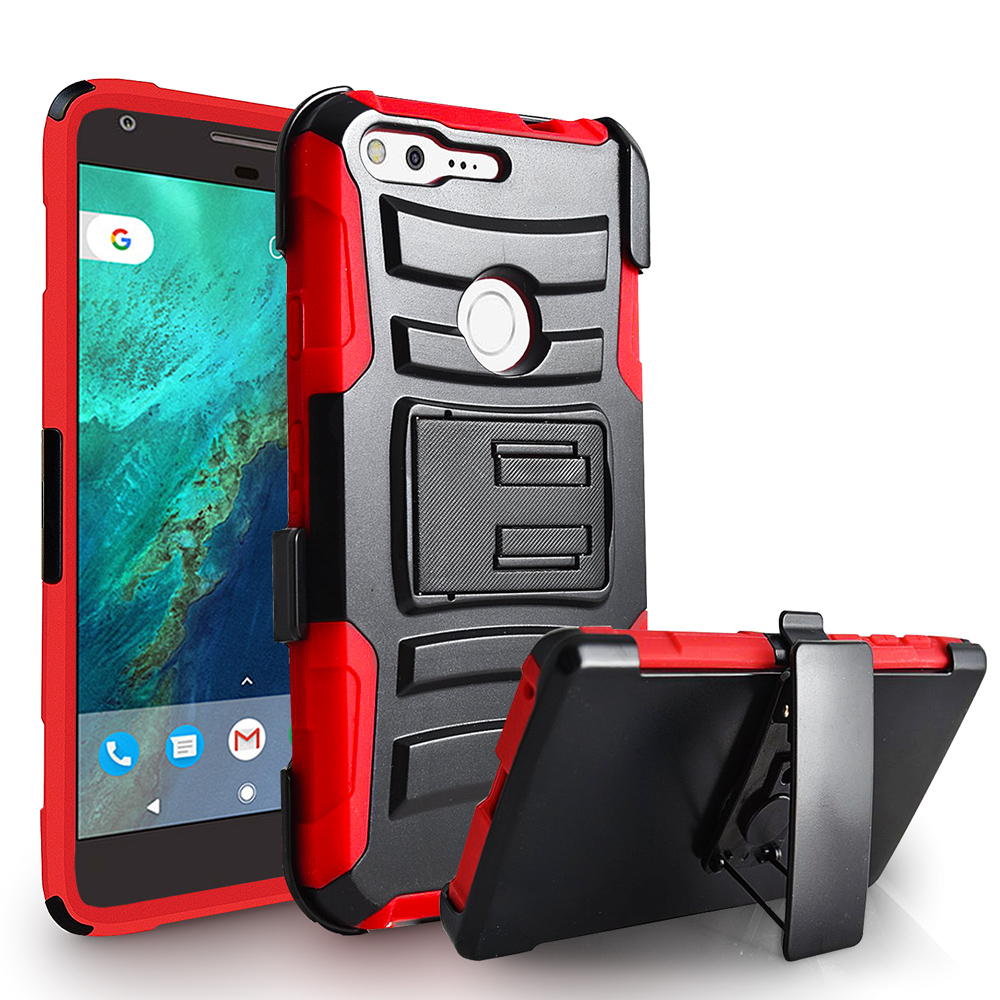 Zizo Heavy Duty Armor Case For Google Pixel Dual Layer Protective