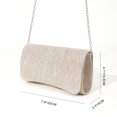 thumbnail image 2 of Women Chain Tote Handbag Envelope Clutch Shoulder Bag Evening Clutch (champagne), 2 of 10