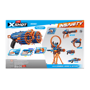 XSHOT Insanity Manic Blaster by ZURU Outdoor Blaster with 24 Air Pocket Darts for Ages 8+