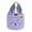 Purple, variant on Pink Easter Egg Shaped Handheld Basket Bucket, Candy Gift Storage Bag - With A Handle For Easy Carrying, Holds Candies, Gifts, Toys For Easter Parties, Birthday Treats - For ,
