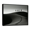 thumbnail image 2 of Designart "Monochrome Road Vista I" Road Floater Framed Wall Decor, 2 of 5