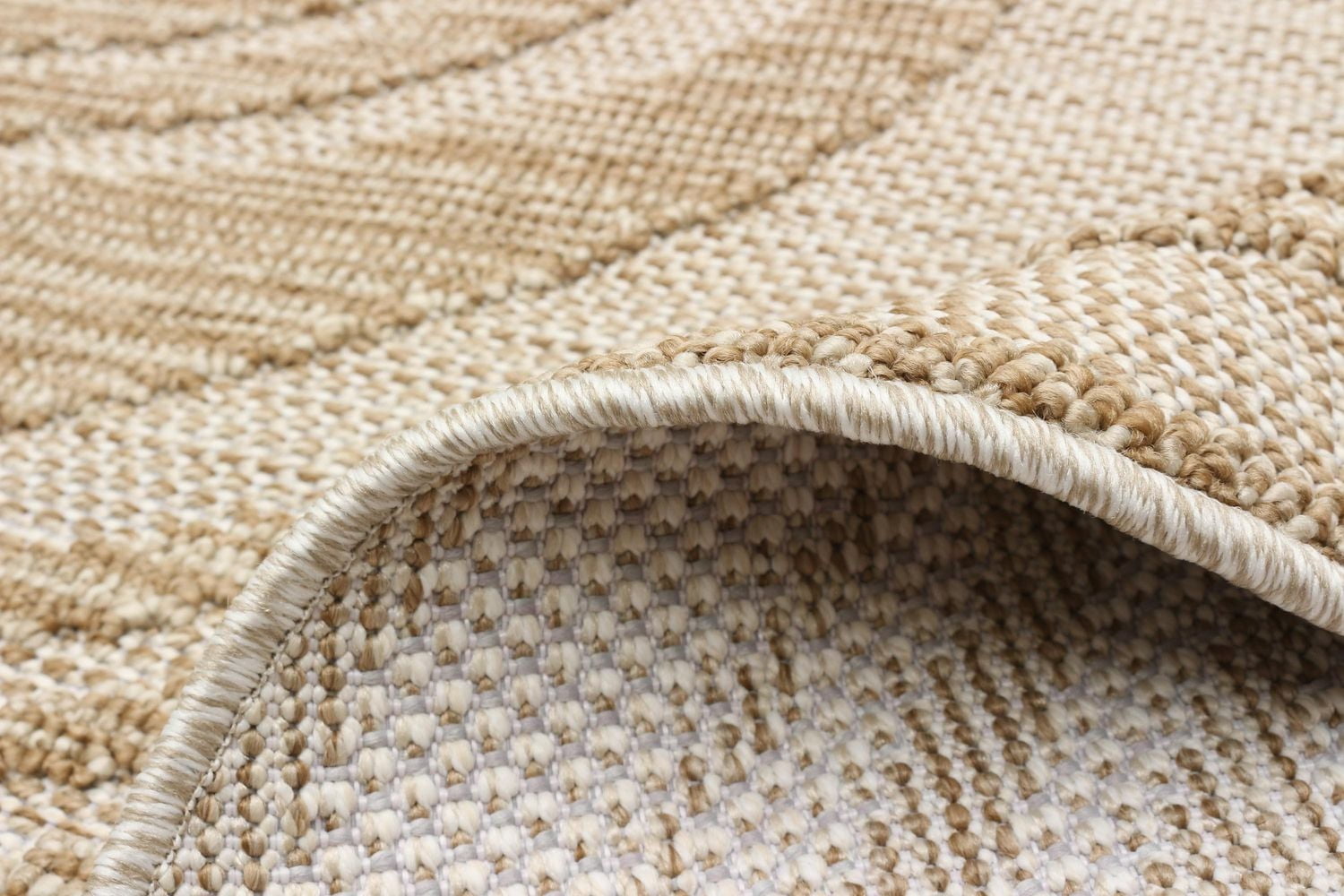 ECARPET Jute Style Area Rug for Bedroom, Living Room, Dining Room Merry Collection