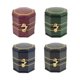 thumbnail image 2 of Caja de almacenamiento de joyas de cuero PU vintage (verde), 2 of 5