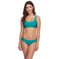 thumbnail image 3 of Body Glove Smoothies Gwen Bikini Top (Peacock, Small), 3 of 4