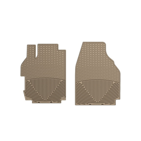 WeatherTech All-Weather Floor Mats compatible with 2007-2012 Nissan Sentra - 1st Row (Driver & Passenger), Tan