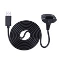 thumbnail image 3 of Cable de carga de 3 piezas FLhrweasw para joystick controlador inalámbrico Xbox 360 negro, 3 of 3