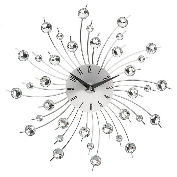 Reloj de pared vintage de hierro forjado, silencioso, sin tictac, decorativo, para dormitorio, cocina y oficina