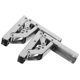 thumbnail image 5 of unbranded 2Ud Soportes Para Gabinetes Con Bisagras Plegables Y Hidráulico Plata, 5 of 7