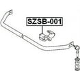 thumbnail image 2 of Febest FRONT STABILIZER BAR BUSHING D24 # SZSB-001 OEM 42412-60A00, 2 of 2
