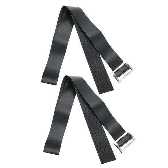 2pcs Black Christmas Belt Set Pirate Belt and Belt Holiday Costume Accessories for Men and Women