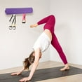 thumbnail image 2 of keepw 2pcs/set Wall Mounted Yoga Pad Organizer Yoga Mat Clean And Tidy Acrylic Hanger Decor For Household Yoga Mat Rack transparent 1Set, 2 of 6