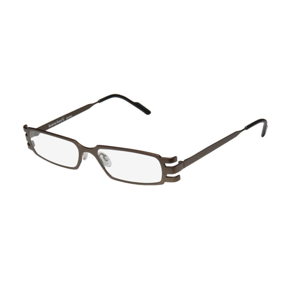 NEW HARRY LARY'S VENDETTY WOMENS/LADIES DESIGNER FULL-RIM KHAKI SOPHISTICATED DURABLE FRAME DEMO LENSES 50-0-0 EYEGLASSES/EYEGLASS FRAME