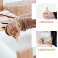 thumbnail image 3 of 100pcs Handheld Writing Pencils Wooden Portable Writing Pencils Easy Sharpening Pencils, 3 of 5