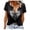Pink, variant on Oversized T Shirts for Women Fashion Button V Neck Sleeveless Letter Printed Tops Casual 2026 Trendy Tee