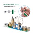 thumbnail image 2 of Kadablk Architecture London Skyline Collection 3430 piezas para adultos y niños Micro Mini bloques Set modelo Kit modelo Landmark, 2 of 5
