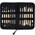 thumbnail image 4 of 14-in-1 Professional Clay Tools Kit for Daily Use with Durable Wood Metal and Zippered Bag Case, 4 of 8