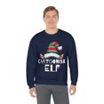 thumbnail image 5 of Cartoonist Elf Christmas Unisex Sweatshirt, S-2XL Holidays Xmas Elves, 5 of 9