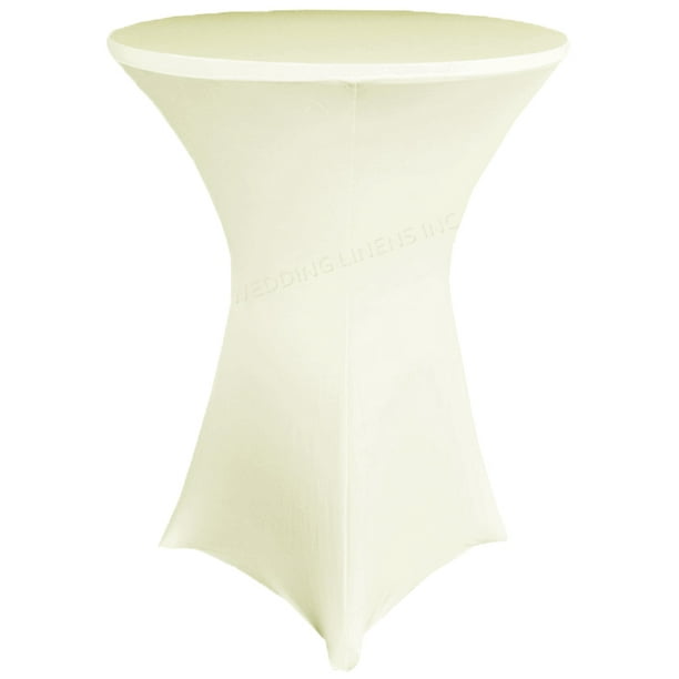 Wedding Linens Inc. (200 GSM) Premium 36"x 42" Round Cocktail Highboy