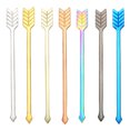 thumbnail image 2 of Cheers.US Stainless Steel Arrow Shape Picks Fruits Toothpicks Appetizer Metal Toothpicks for Sandwiches, Barbeque Snacks, Cocktail 304 Stainless Steel Wedding Party Buffet for Stirring, 2 of 9