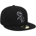 thumbnail image 3 of Chicago White Sox New Era B-Dub 59FIFTY Fitted Hat - Black, 3 of 5