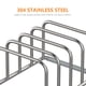 thumbnail image 3 of Soporte organizador para tablas de cortar KORRTFID de acero inoxidable, 3 of 6