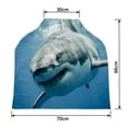 thumbnail image 2 of PKQWTM Great White Shark Smiling Nursing Cover Baby Breastfeeding Infant Feeding Cover Baby Car Seat Cover, 2 of 2